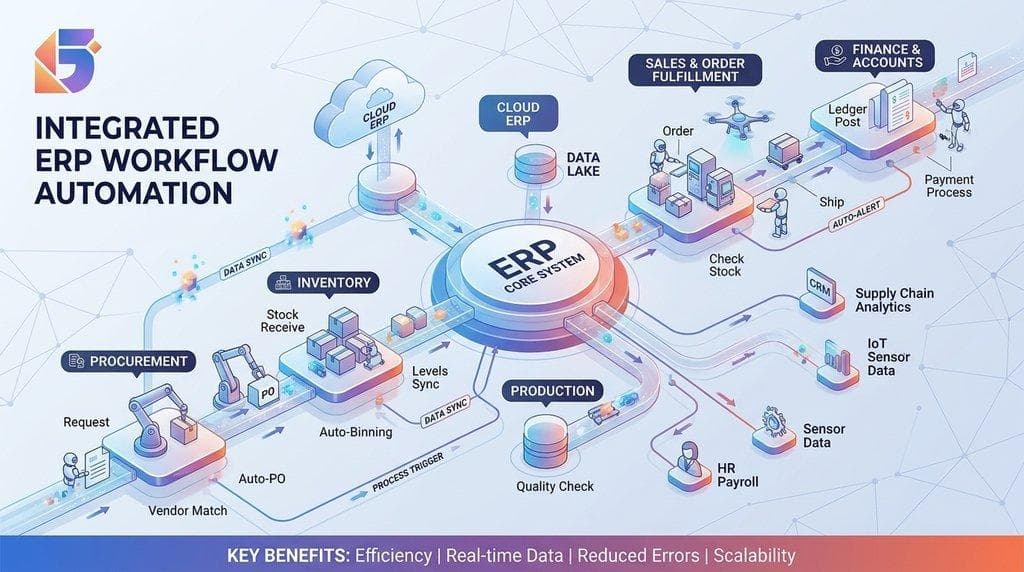 ERP Workflow Automation: Processes Businesses Can Automate