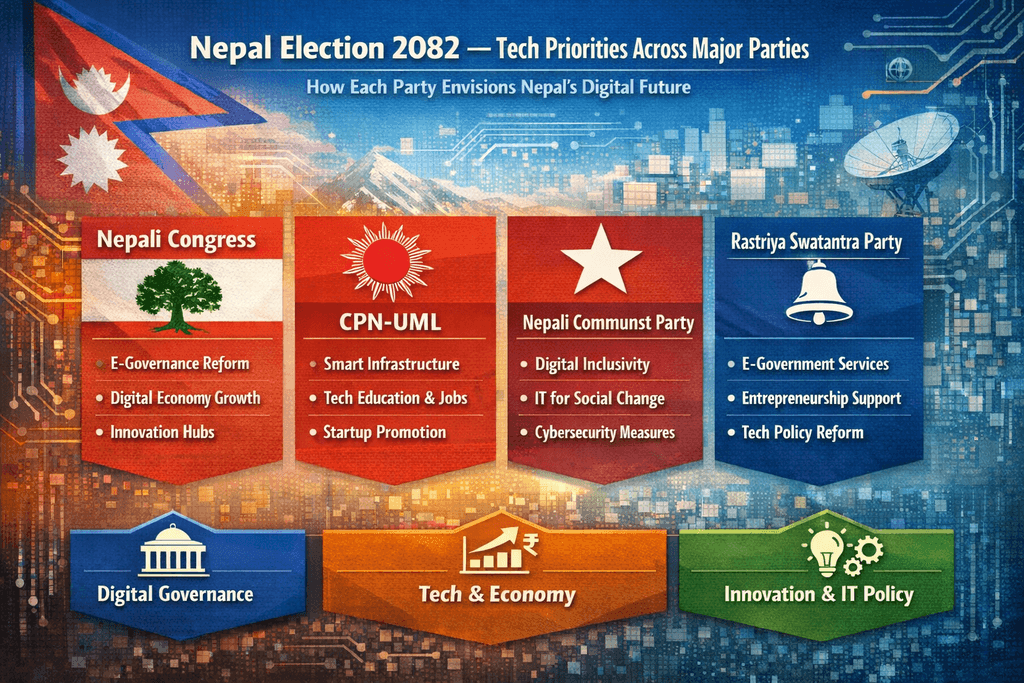 Nepal Election 2082(BS) — Tech Priorities Across Major Parties